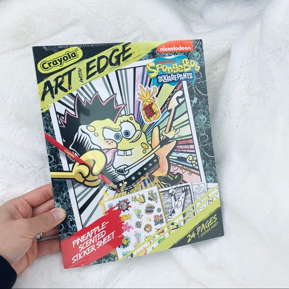 ✨ Free Gift with Purchase ✨ SpongeBob coloring sheets & stickers | Brand New